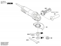 Bosch 3 601 G9D 000 Gws 11-125 Angle Grinder 230 V / Eu Spare Parts